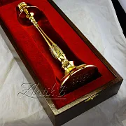 Подсвечник «Аристократ» с фианитом — фотография 3