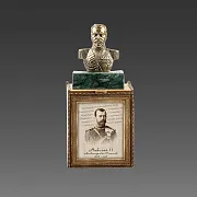 Бронзовый бюст «Николай II» — фотография 2