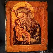 Икона под старину "Святой Симеон Богоприимец" — фотография 1
