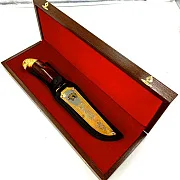 Подарочный украшенный нож «Ягуар» №1 — фотография 2