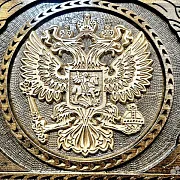 Резные деревянные нарды «Держава» — оригинальный подарок — фотография 3