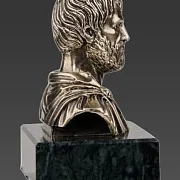 Бюст «Аристотель» со змеевиком — фотография 2
