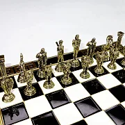 Шахматы с металлическими фигурами в подарок — фотография 8