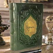 Коран (средний формат) — книга в кожаном переплёте — фотография 1