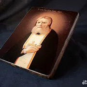 Икона "Святой Преподобный Серафим Саровский" — фотография 3