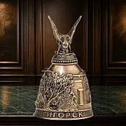Бронзовый колокольчик «Пятигорск. Озеро Провал» — фотография 1