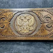 Резные деревянные нарды «Держава» — оригинальный подарок — фотография 5