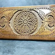Резные деревянные нарды «Узор» — фотография 10