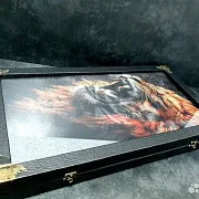 Нарды под стеклом «Львиное сердце» — фотография 7