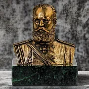 Бронзовый бюст «Александр III» — фотография 1
