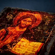 Икона "Христос Вседержитель" дерево, ручная работа — фотография 8